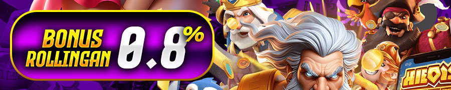 IPKSLOT PROMO BONUS ROLLINGAN 0.8% SLOT GAMES